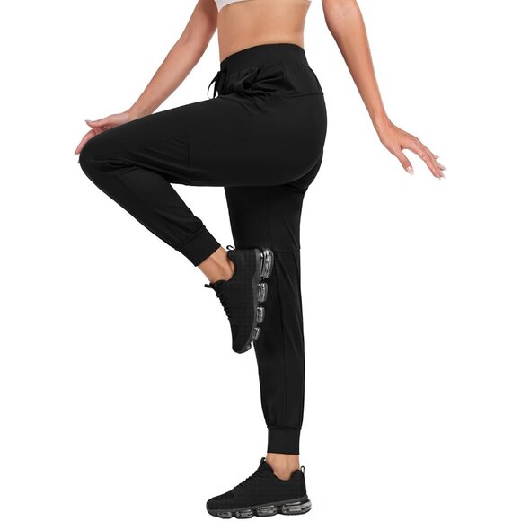 Women's Air Cushion Running Shoes Walking Jogging Sneakers Lace Up Tennis Black - Picture 6 of 7